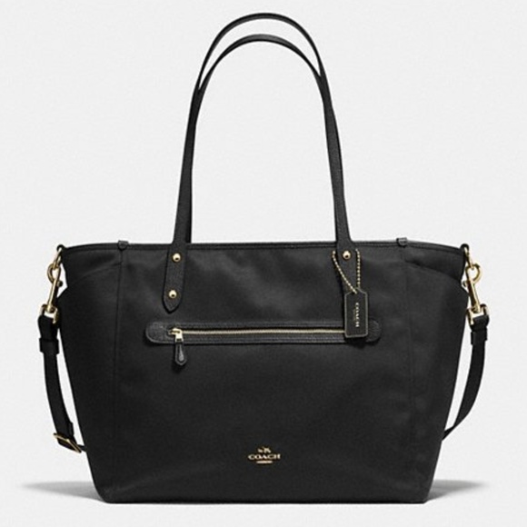 Coach Bags Coach Nylon And Leather Baby Diaper Tote Bag Poshmark